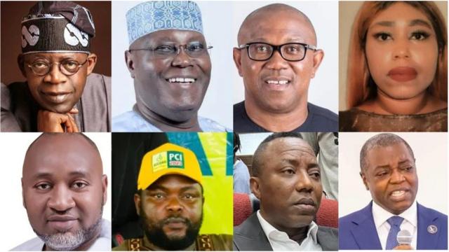 Nigeria Presidential Election 2023 Bola Tinubu Peter Obi Atiku