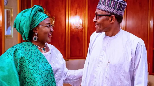 Shugaba Buhari da matarsa Aisha