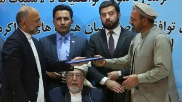 توافقنامه صلح میان دولت افغانستان و هیات مذاکره کننده حزب اسلامی پنجشنبه اول میزان (مهر) امضا شد