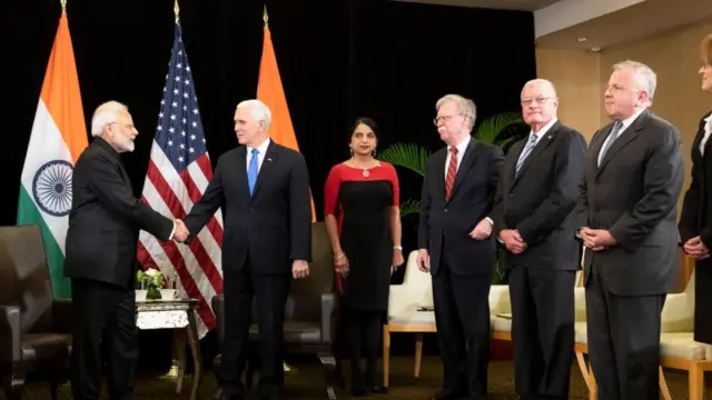 नरेंद्र मोदी, माइक पेंस