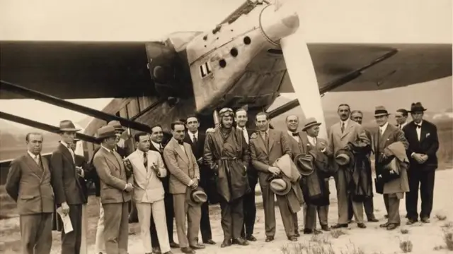 L'auteur du "Petit Prince" à Rio de Janeiro, le 16 avril 1930