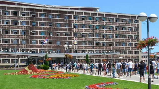 Protest u centru Kragujevca