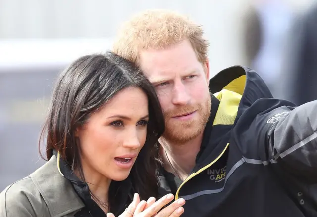 પ્રિન્સ હેરી અને મેઘન માર્કેલ.