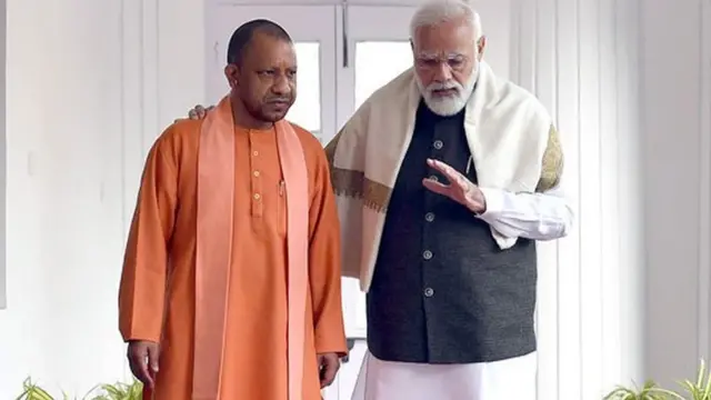 योगी आदित्यनाथ और नरेंद्र मोदी