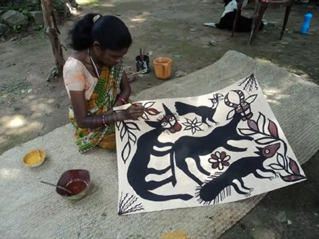 झारखंड, आदिवासी कला,