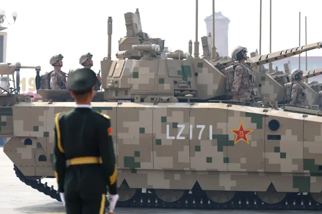 சீனா ராணுவ அணிவகுப்பு, சீனா, பெய்ஜிங், தியானன்மென், ஜின்பிங்