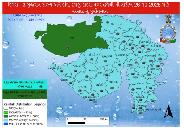 બીબીસી ગુજરાતી હવામાન વરસાદ ચોમાસું વેધર અપડેટ સૌરાષ્ટ્ર કચ્છ 