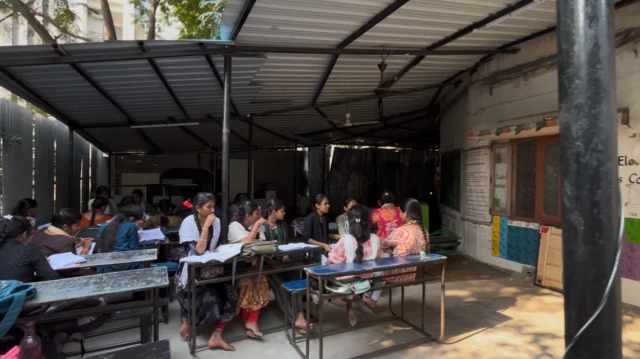 తెలంగాణ, హైదరాబాద్, మియాపూర్, వాటర్ ట్యాంక్ బడి, విద్య, చిన్నారులు
