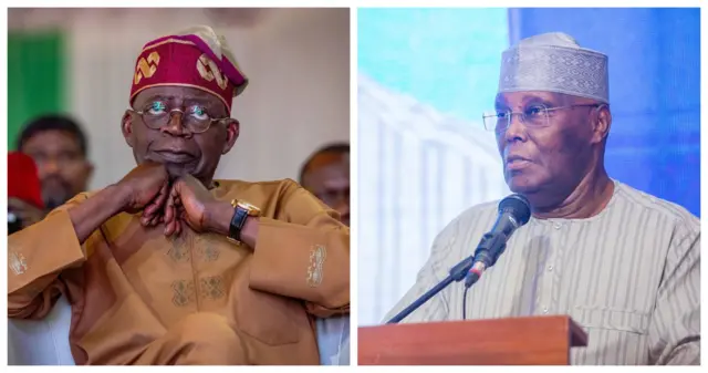 Aworan Atiku Abubakar ati Bola Tinubu