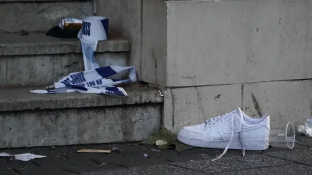 Abandoned trainers