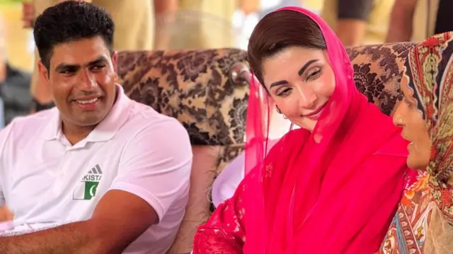 مریم نواز کی ارشد ندیم کے گھر آمد