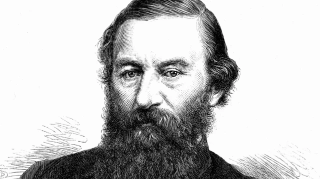 Portrait de l'explorateur Samuel White Baker.