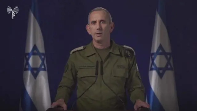 आईडीएफ़ के प्रवक्ता रीयर एडमिरल डेनियल हगारी