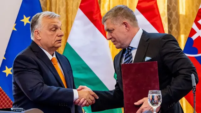 Орбан и Фицо, май 2025 г.