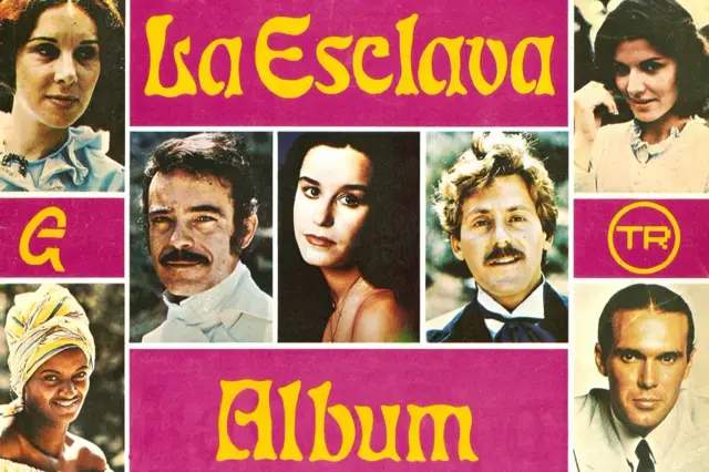 Capa do álbum de figurinha La Esclava
