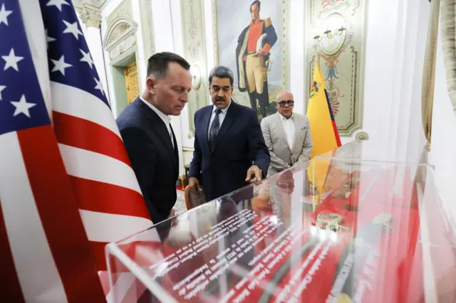 Grenell y Maduro.