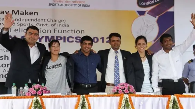 गगन नारंग, मेरी कोम, सुशील कुमार, विजय कुमार, सायना नेहवाल, योगेश्वर दत्त