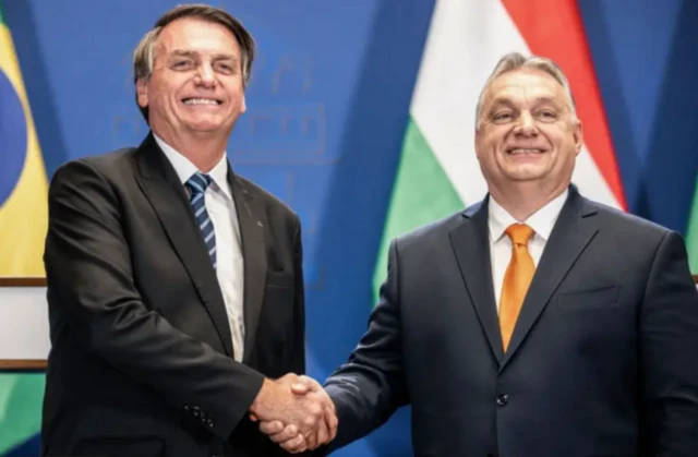 Bolsonaro e Orbán em encontro em Budapeste 