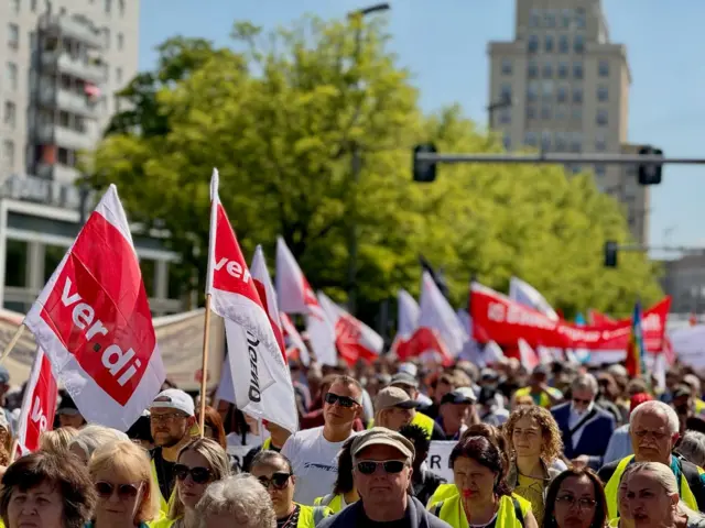 Верди је један од највећих синдиката, а представља раднике у јавном сектору, синдикати у немачкој
