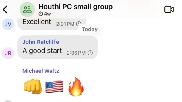 نشریه آتلانتیک که سردبیر آن به طور تصادفی به گروه پیامرسان سیگنال اعضای دولت ترامپ اضافه شده بود، بخشی از پیامها را منتشر کرده است