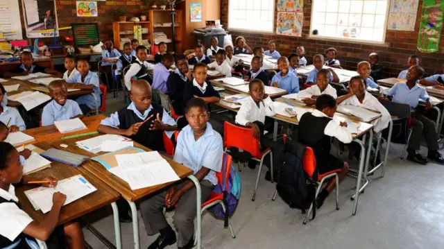 Primary school for Soweto, for Johannesburg, South Africa.