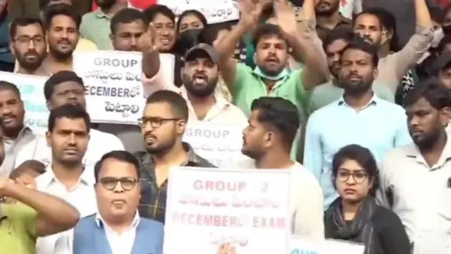 తెలంగాణలో నిరుద్యోగుల ఆందోళన 