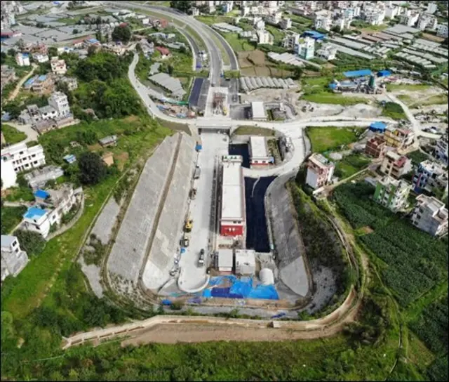 सुरुङमार्गको पूर्वी पोर्टल