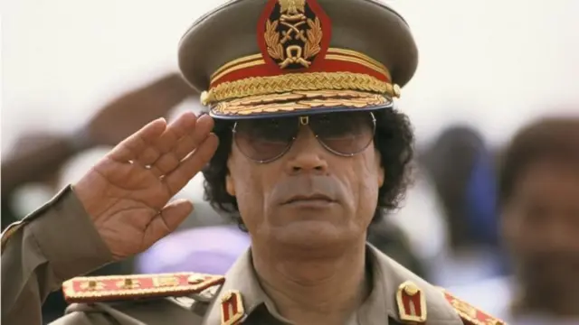 লিবিয়ার সাবেক নেতা কর্নেল মুয়াম্মার গাদ্দাফি