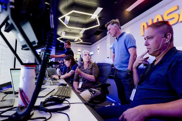 Sala de avaliação de missões (Mer) do programa Artemis