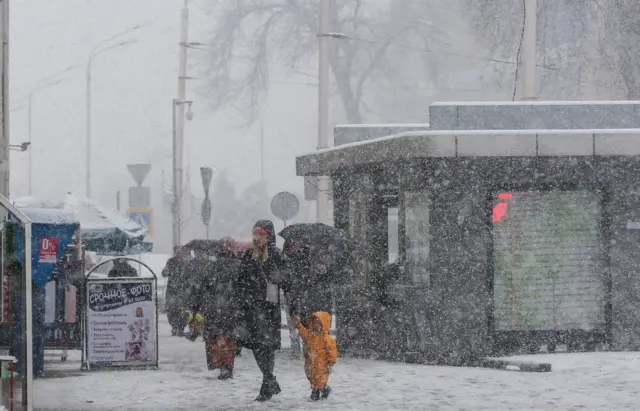 برفباری در دوشنبه