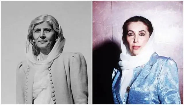 ফাতিমা জিন্নাহ ও বেনজির ভুট্টো।