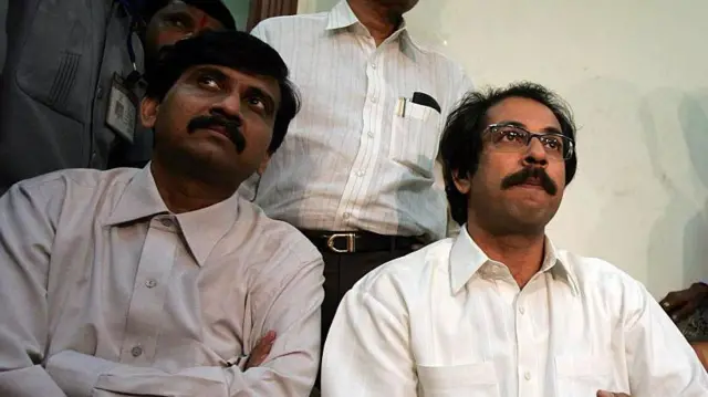 उद्धव ठाकरे और संजय राउत