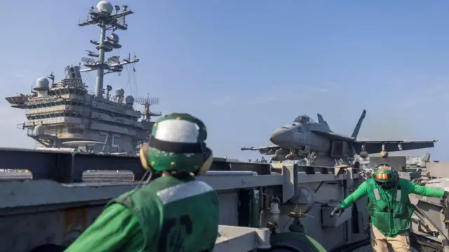 「杜魯門號」航空母艦資料照片(2025年2月1日)