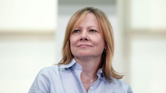 A diretora-executiva da GM Mary Barra