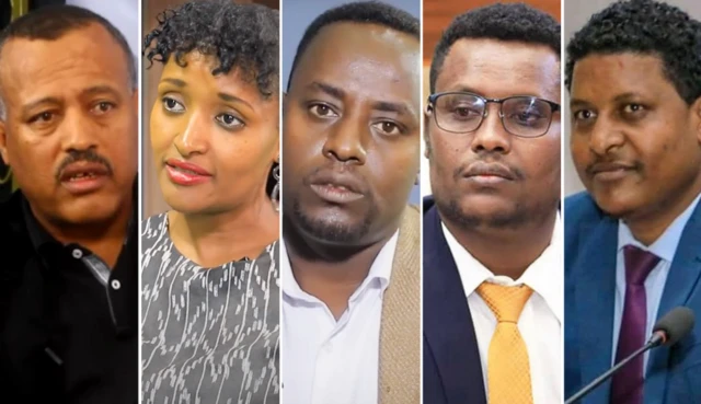 ከተከሳሾቹ መካከል አቶ ዮሐንስ፣ መስከረም፣ ጎበዜ፣ ክርስቲያን እና ሲሳይ