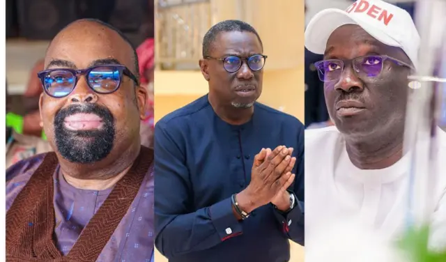 Olumide Akpata, Asue Ighodalo na Monday Okpebholo na-azọ ọkwa gọvanọ n'ụbọchị 21 Septemba 2024