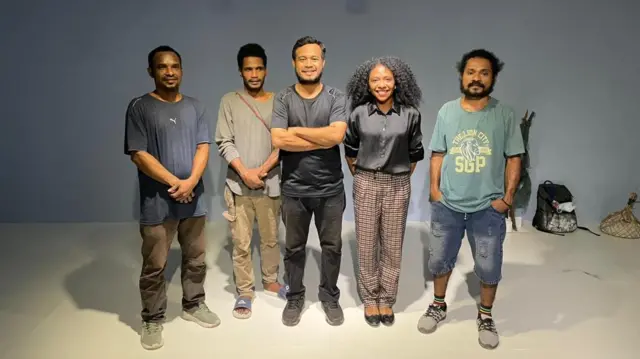 Seniman asal Papua turut berpartisipasi dalam ArtJog 2026.