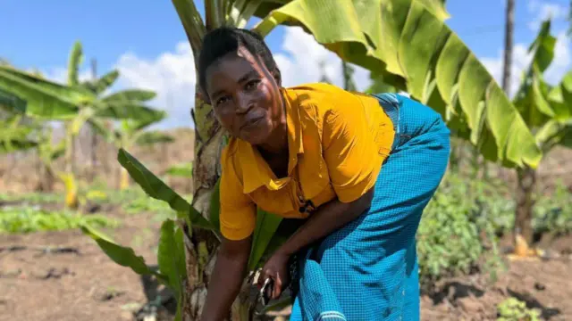 Una agricultora