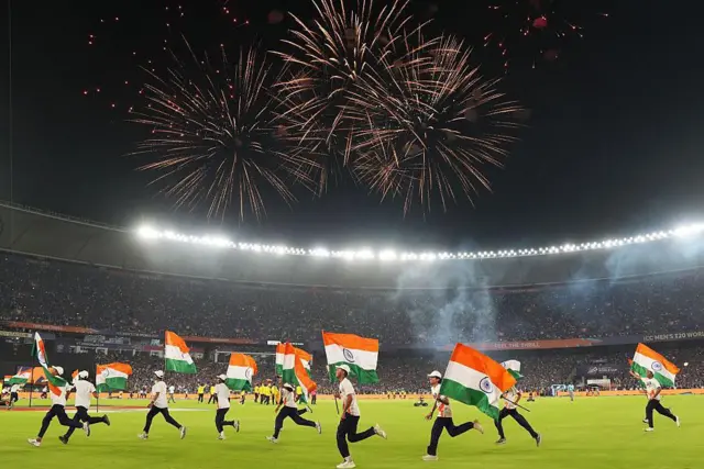 అహ్మదాబాద్, నరేంద్రమోదీ స్టేడియం, సంబరాలు, భారత్