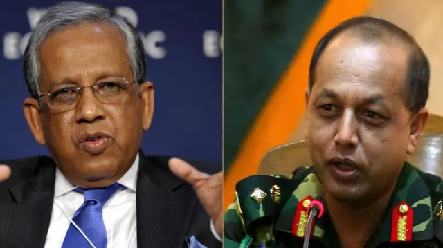 তত্ত্বাবধায়ক সরকারের সাবেক প্রধান উপদেষ্টা ফখরুদ্দীন আহমেদ ও সাবেক সেনাপ্রধান মঈন ইউ আহমেদ