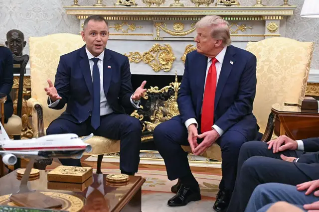 Кароль Навроцкий, Дональд Трамп в Белом доме