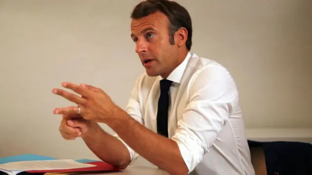 Aarẹ Emmanuel Macron ti France