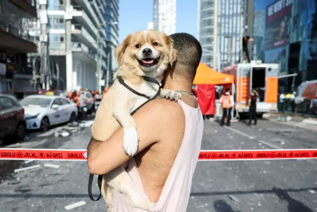 izrael pogodio ramat gan