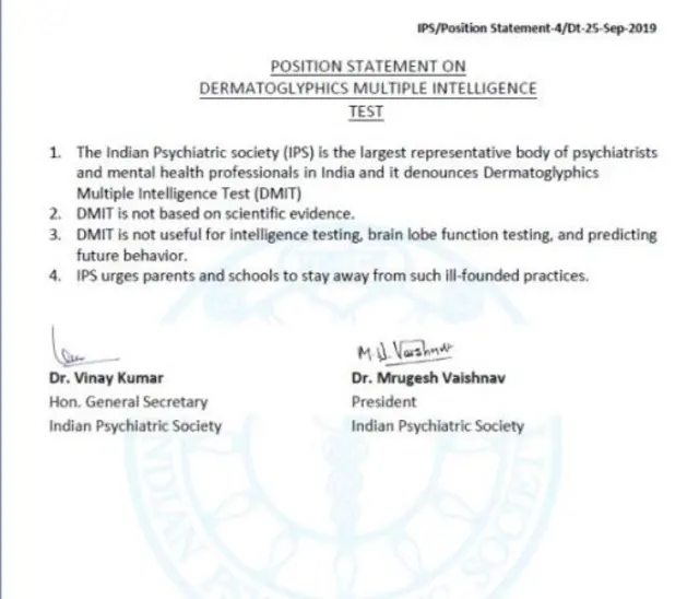 திருமணம், கைரேகை சோதனை