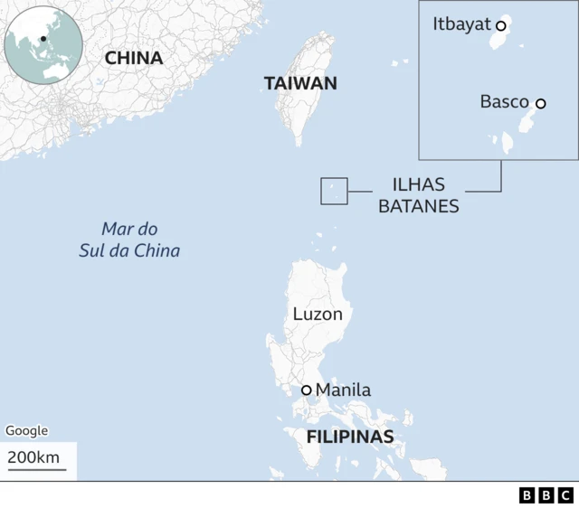 Mapa das Filipinas