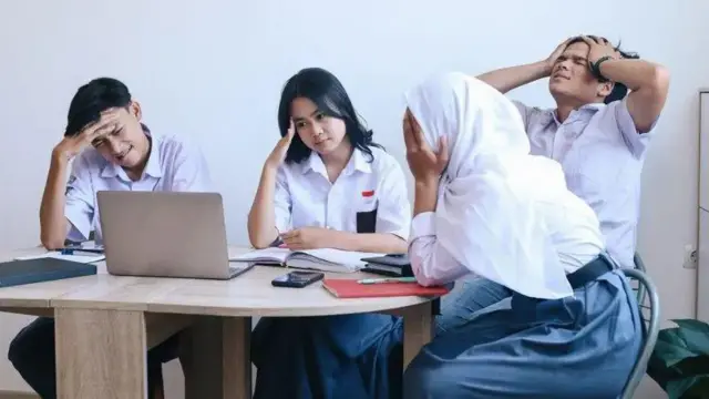 Foto ilustrasi siswa SMA.