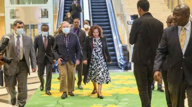 የተመድ ዋና ጸሐፊ አንቶኒዮ ጉተሬዝ በጉባዔው ለመሳተፍ አዲስ አበባ ገብተዋል።
