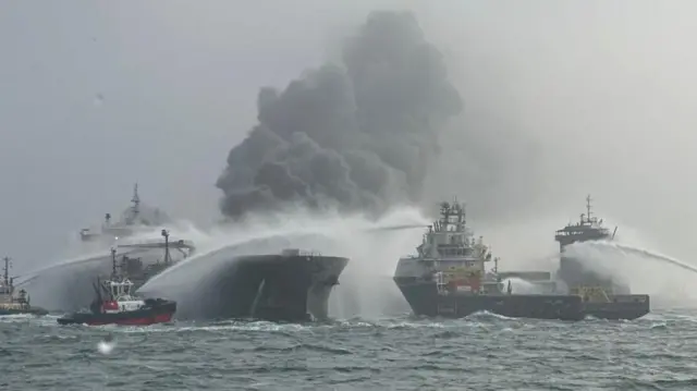 North Sea, Ship Collision, கப்பல்கள் மோதல், வடக்கு கடல், பிரிட்டன் , அமெரிக்க கப்பல், எண்ணெய் கப்பல் மோதல்