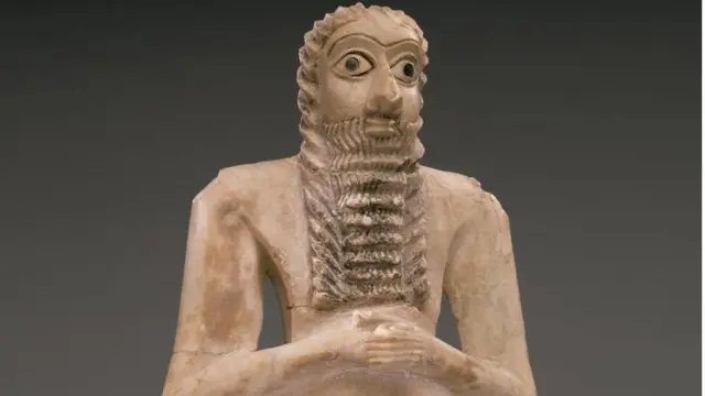 ሱመርያውያን ቅድስና መለኮታዊ ስእልታት ንምትሕልላፍ ዘይንቡር ዓበይቲ ኣዒንቲ ይጥቀሙ ነይሮም 