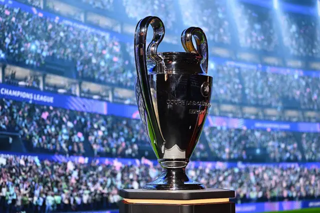La copa de la Liga de Campeones